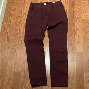 Gap burgundy pants